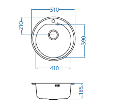 Мойка для кухни Alveus Form 30 (Leinen)