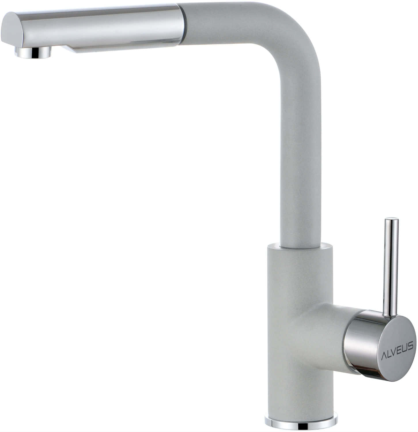 Смеситель для кухни Alveus Siros-P Granital G81 Concrete