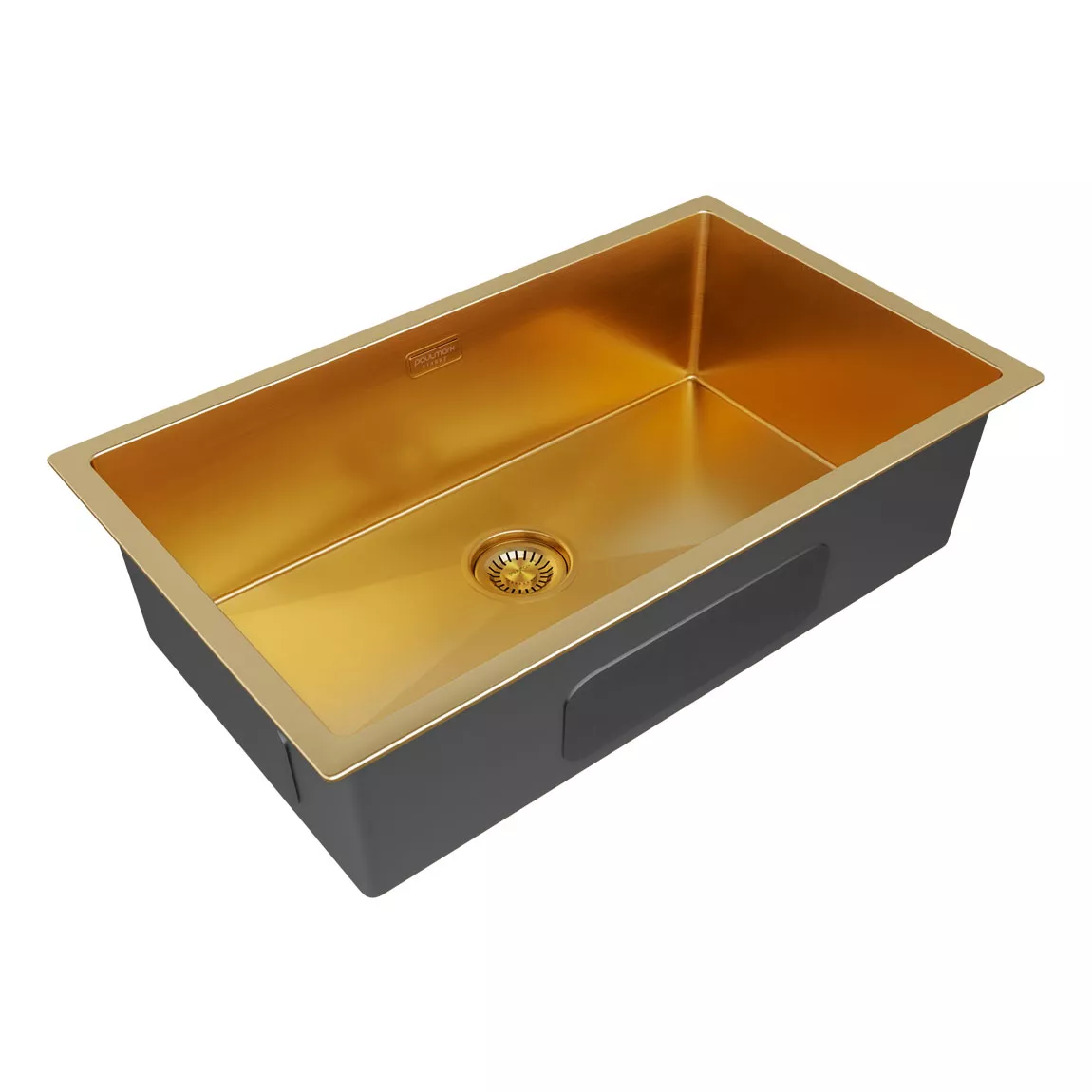 Мойка для кухни Paulmark ALLER 74 UNI PM807444-BG брашированное золото