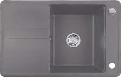Мойка для кухни Teka Estela 50 B-TQ graphite, клапан-автомат