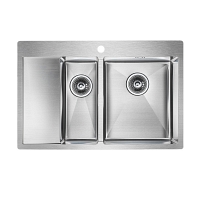 Мойка для кухни Paulmark LIGA R PM227851-BSR правая нержавеющая сталь Мойка для кухни Paulmark LIGA R PM227851-BSR правая нержавеющая сталь