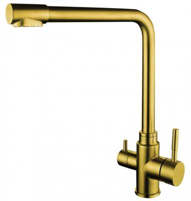 Смеситель для кухни Melana F9505HG золото