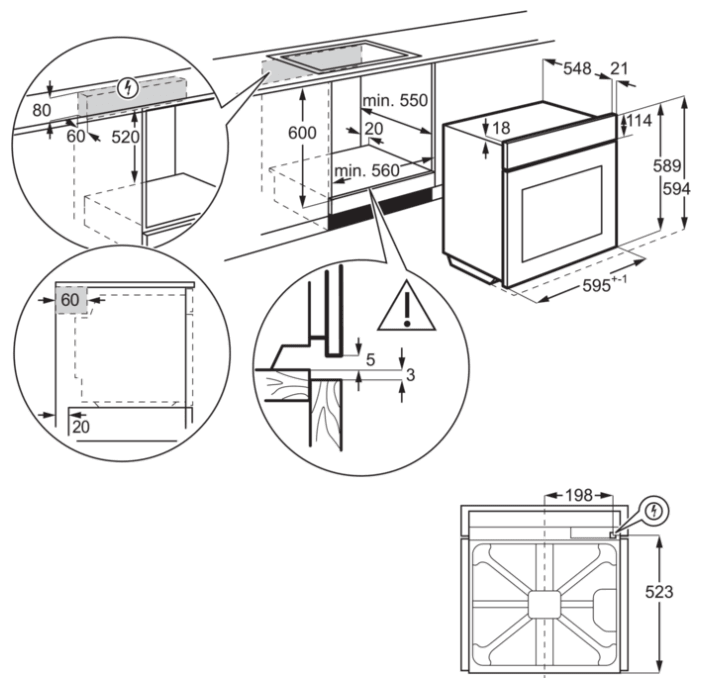 Духовой шкаф Electrolux OEF5H50Z