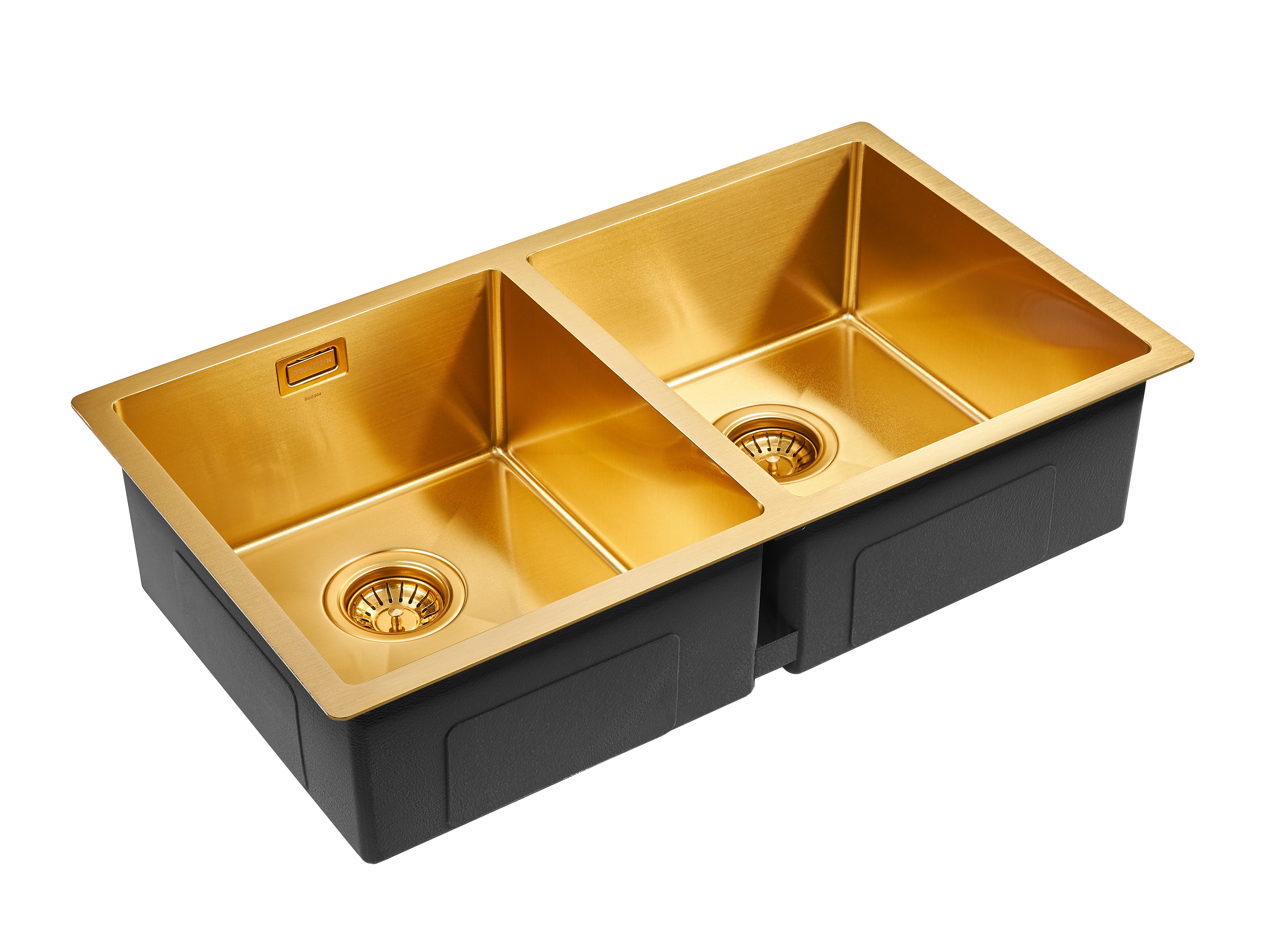 Мойка для кухни Paulmark DOPPLET PM507844-BG брашированное золото
