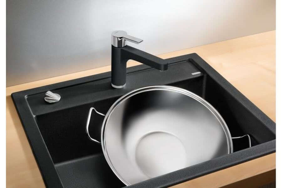 Кухонная мойка Blanco Dalago 6 Silgranit серый беж клапан-автомат 517320