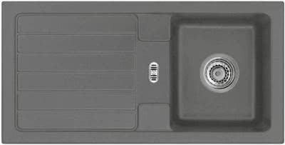 Керамическая мойка SystemCeram Delta 86 базальт