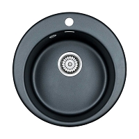 Мойка для кухни Paulmark GELEGEN PM404800-BLM черный металлик