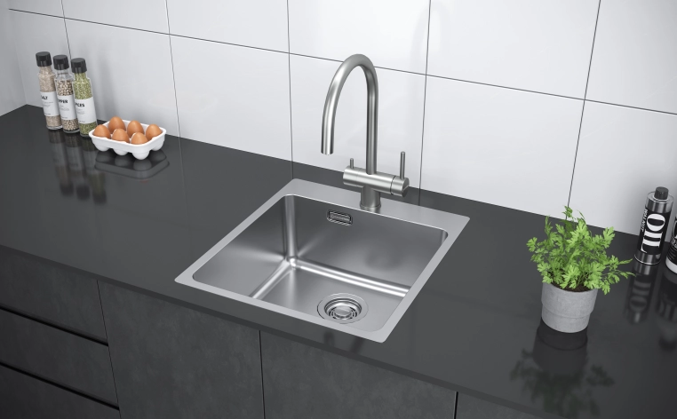 Кухонная мойка Kuchenstern HERD 45 нержавеющая  сталь 556SS50