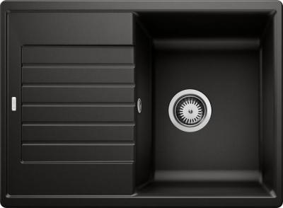 Кухонная мойка Blanco Zia 45 S Compact черный стоп-вентиль Кухонная мойка Blanco Zia 45 S Compact черный стоп-вентиль