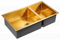 Мойка для кухни Paulmark AXEL PM227844-BG брашированное золото