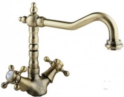 Смеситель для кухни Timo Nelson 0143FK бронзовый