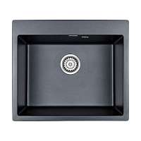 Мойка для кухни Paulmark KANTE PM106052-BLM черный металлик