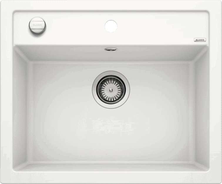 Кухонная мойка Blanco Dalago 6 Silgranit белый клапан-автомат 514199