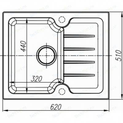 Мойка для кухни Dr.Gans Лора 620 дюна