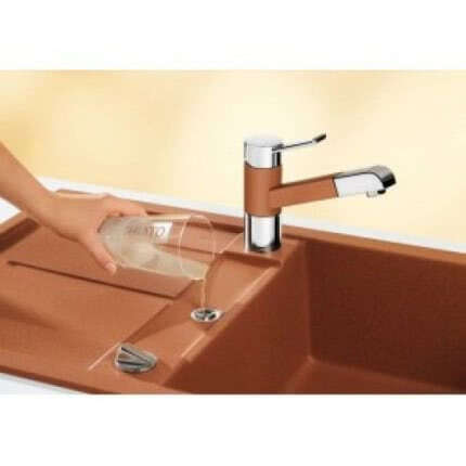 Кухонная мойка Blanco METRA 45 S Silganit антрацит клапан-автомат 513035