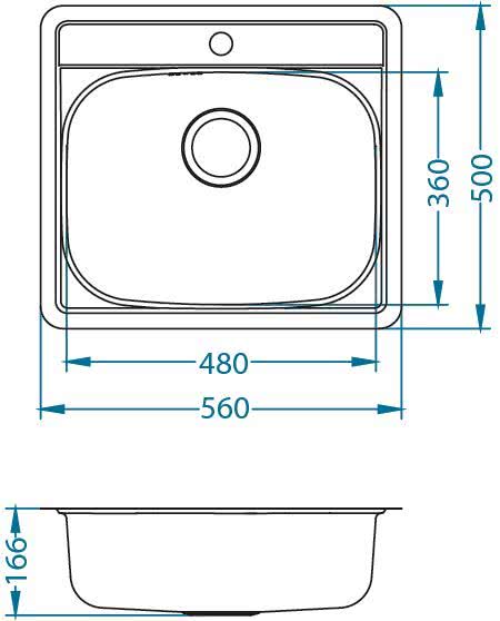Мойка для кухни Alveus More 10 (Satin)