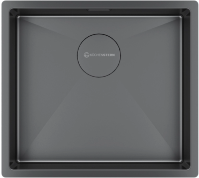 Кухонная мойка Kuchenstern KRAFT 50 вороненая  сталь 501GM50