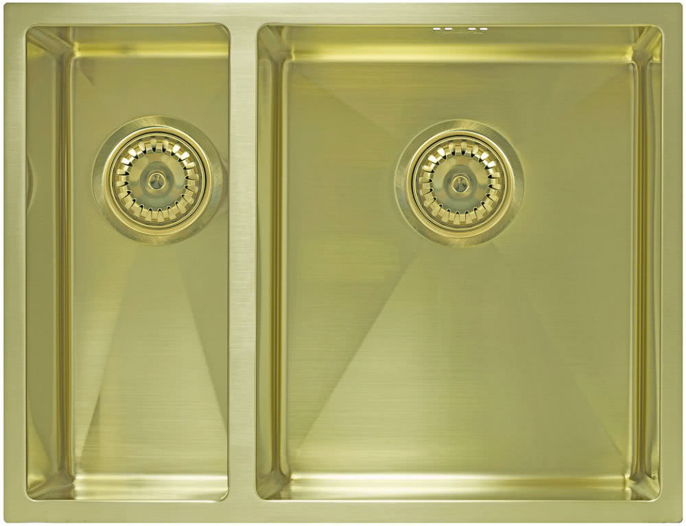 Мойка для кухни Seaman Eco Marino SME-575DL Light Gold (PVD)