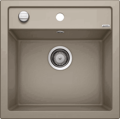 Кухонная мойка Blanco Dalago 5 Silgranit серый беж клапан-автомат 518528