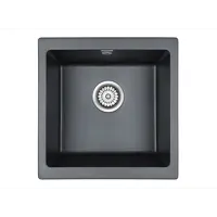 Мойка для кухни Paulmark GERA  PM104546-BLM черный металлик 