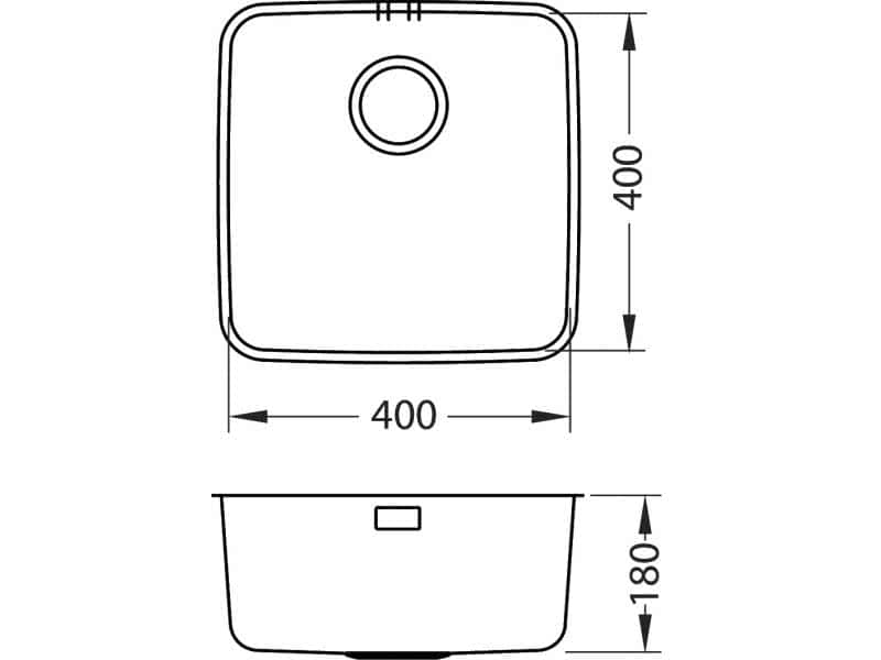 Мойка для кухни Alveus Luno 30 U Sat-90 сатин
