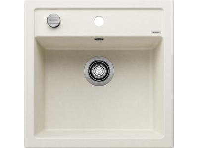 Кухонная мойка Blanco Dalago 5 Silgranit мягкий белый, клапан-автомат 527061