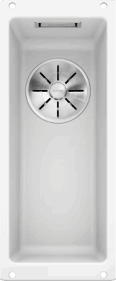 Кухонная мойка Blanco Subline 160-U белый, отводная арматура InFino Кухонная мойка Blanco Subline 160-U белый, отводная арматура InFino