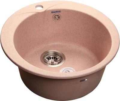 Мойка для кухни GranFest Rondo GF-R480 розовый