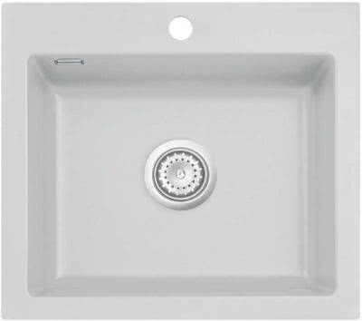 Керамическая мойка SystemCeram Mera 57 серый алюминий