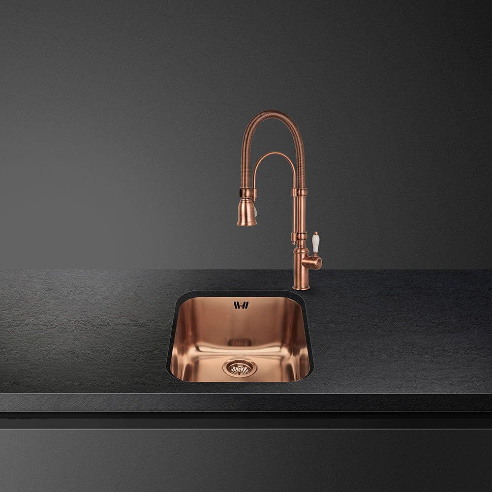 Смеситель для кухни Smeg MIDR7RA-2 медь