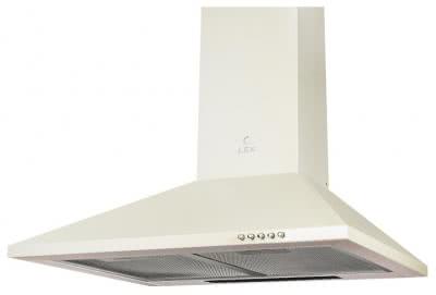 Каминная вытяжка LEX BASIC 600 ivory light
