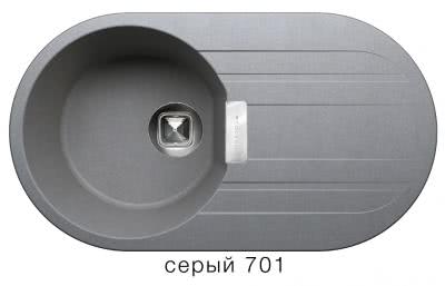 Мойка для кухни Tolero Loft TL-780 серый