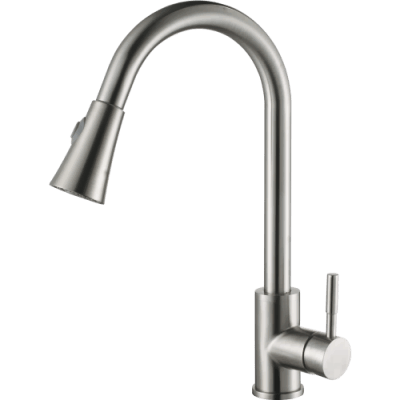 Смеситель для кухни Melana F8110 нерж.сталь