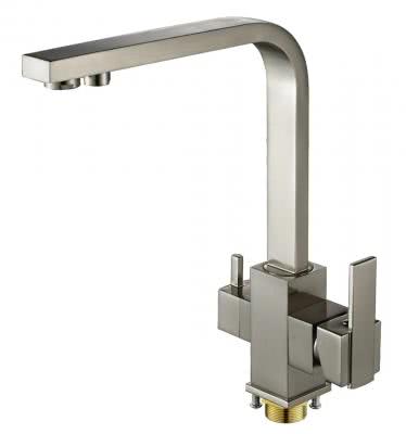 Смеситель для кухни Oute T66 T663BL сатин