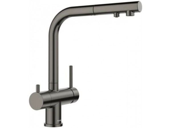 Смеситель для кухни Blanco FONTAS II с подключением фильтра Dark steel 527737
