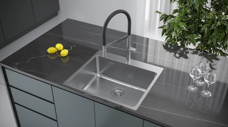 Кухонная мойка Kuchenstern HERD 60 нержавеющая  сталь 558SS50