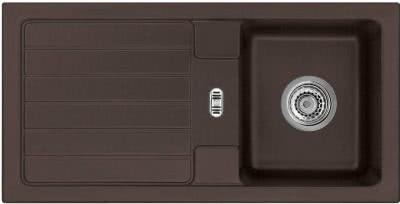 Керамическая мойка SystemCeram Delta 86 темно-коричневый