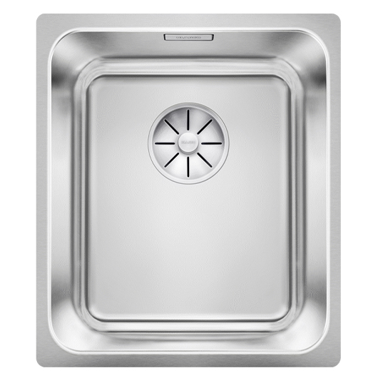 Кухонная мойка Blanco SOLIS 340-IF нержавеющая сталь полированная, стоп-вентиль 526116
