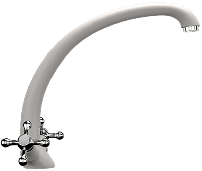 Смеситель для кухни Ulgran U-013 белый