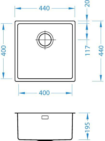 Мойка для кухни Alveus Kombino 30