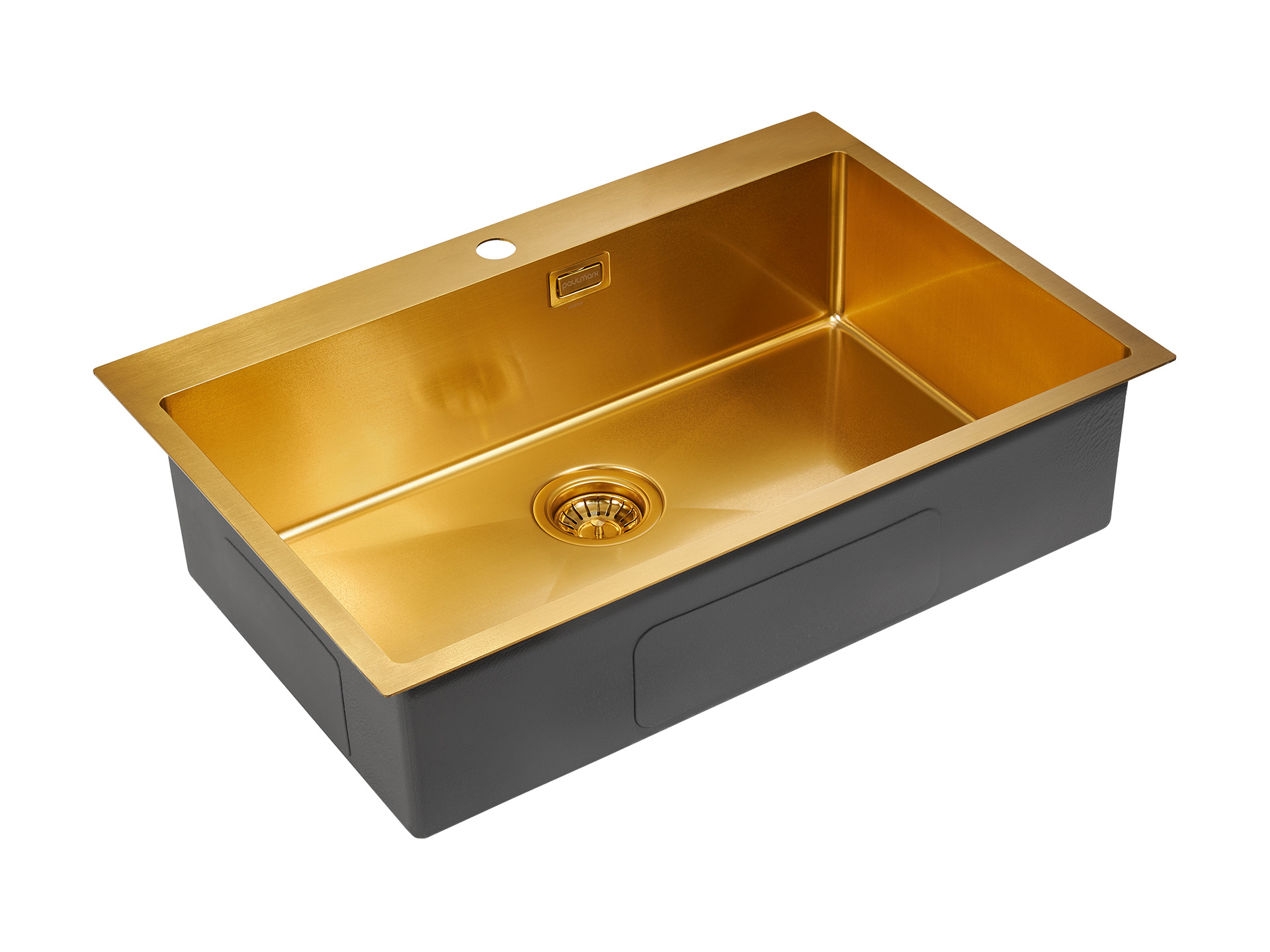 Мойка для кухни Paulmark SAAR PM807551-BG брашированное золото