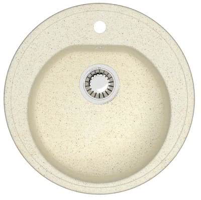 Мраморная мойка для кухни ZETT lab модель 3/Q2 бежевый