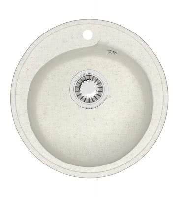 Мраморная мойка для кухни ZETT lab модель 4/Q7 хлопок