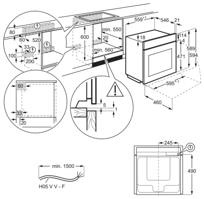Духовой шкаф Electrolux OEE5C61Z