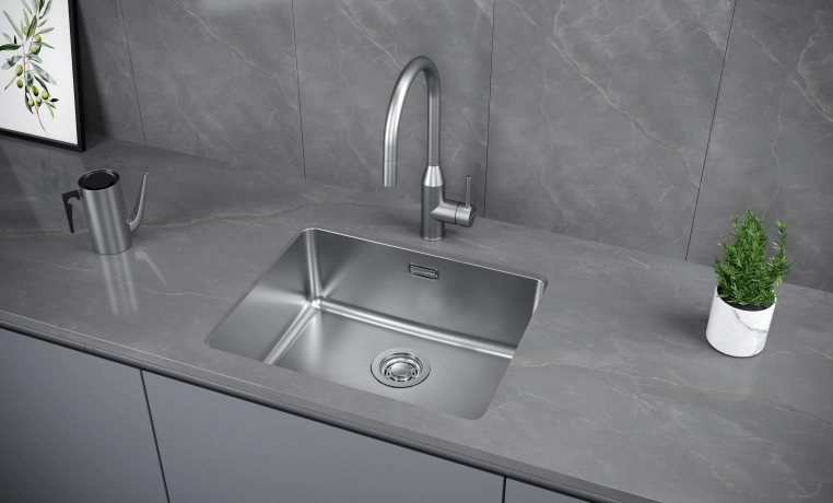 Кухонная мойка Kuchenstern MULTI 60 нержавеющая  сталь 553SS50