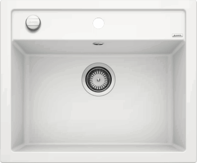 Кухонная мойка Blanco Dalago 6 Silgranit белый клапан-автомат 514199