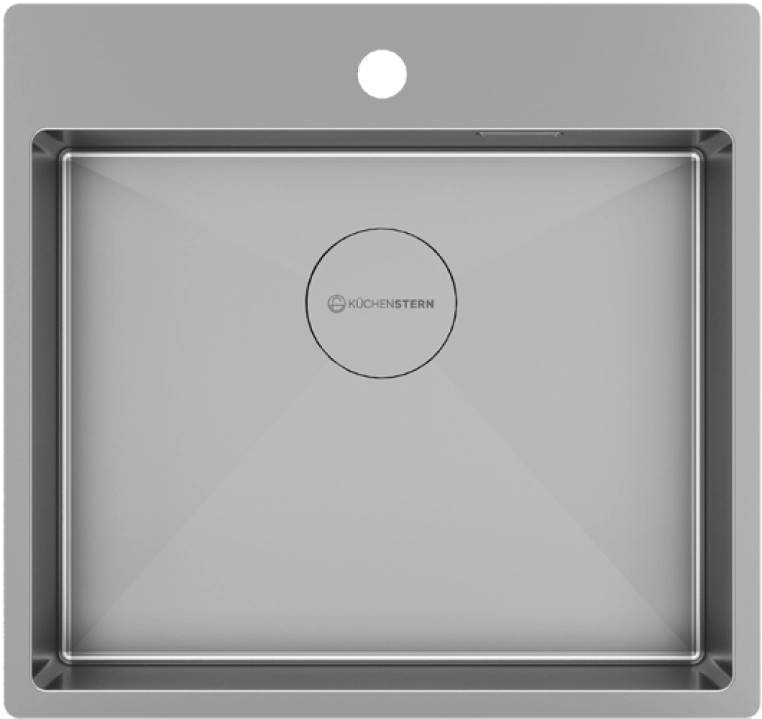 Кухонная мойка Kuchenstern WERK 60 нержавеющая  сталь 507SS50